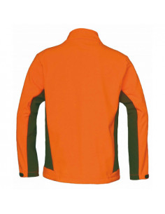 Chaqueta Soft Shell "Norway" Caqui-Naranja Benisport 2