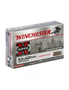 Munición Winchester Cal 9,3x62 Power Point - 286 gr