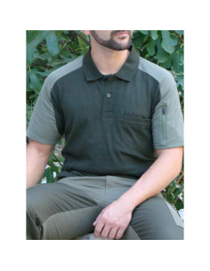 Polo color Caqui- manga corta 2