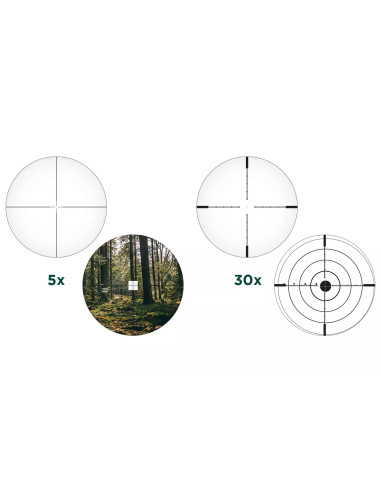 Mira telescópica ALPEN OPTICS Apex XP 5-30x56 MilDot con tecnología SmartDot Mira telescópica ALPEN OPTICS Apex XP 5-30x56 MilDot con tecnología SmartDot