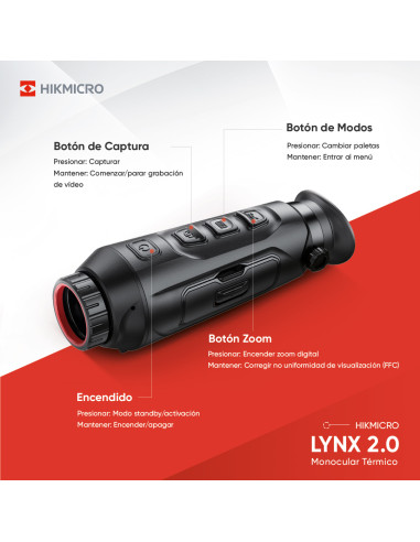 Monocular térmico LYNX Pro LH19 2.0 HIKMICRO Monocular térmico LYNX Pro LH19 2.0 HIKMICRO