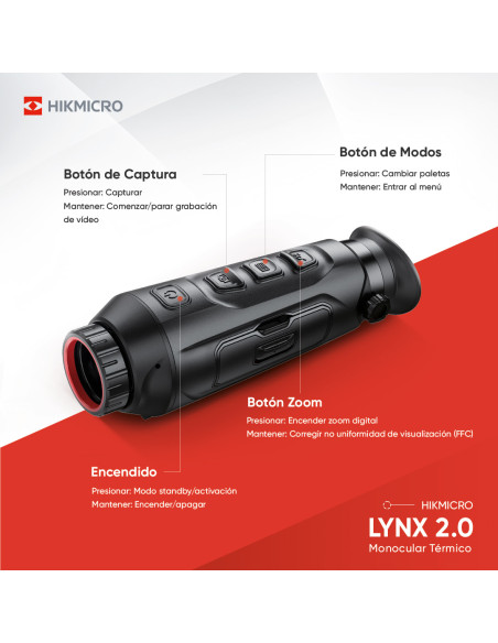 Monocular térmico LYNX Pro LH19 2.0 HIKMICRO