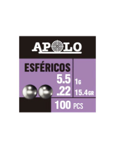 ESFÉRICOS 5,5 MM (.177) 15,4/1 CAJA 10