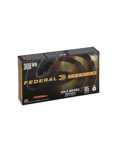 308 Win. - 185 grains Munición metálica FEDERAL Gold Medal Berger 2