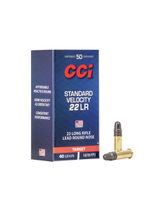22 LR - 40 grains - LRN Munición CCI Standard Velocity