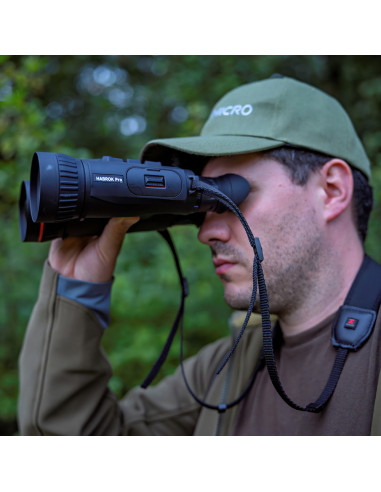 Binoculares térmicos multiespectro HIKMICRO Habrok Pro HX60LS con telémetro + IR 850nm 940nm