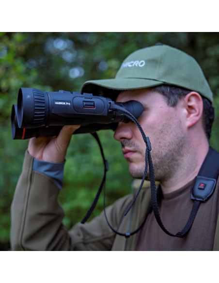 Binoculares térmicos multiespectro HIKMICRO Habrok Pro HX60LS con telémetro + IR 850nm 940nm