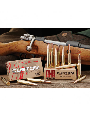 Munición custom international de Hornady calibre 9,3x62