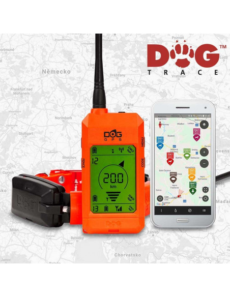 Collar GPS Dogtrace X30 con mando y collar | Armería Bergantiños