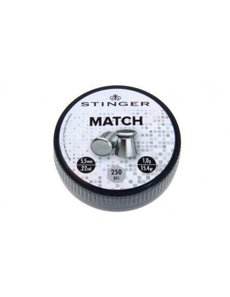 BALIN STINGER MATCH 5,5mm (250 pzs) .22 1.1G