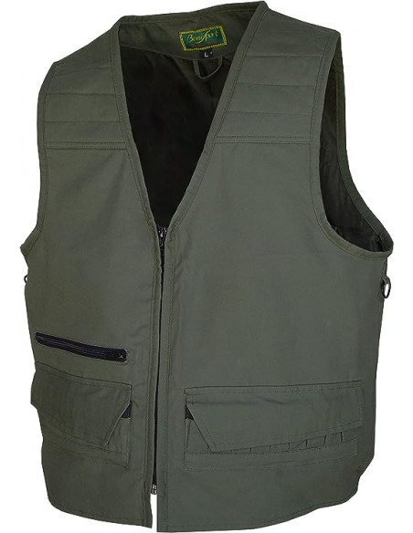 Chaleco Basic Caqui | Armería Bergantiños