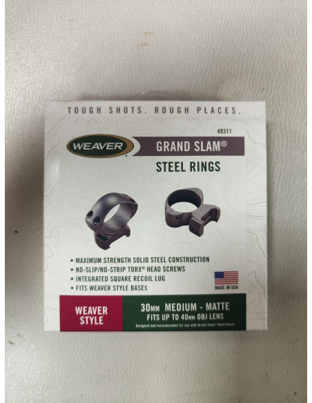 WEAVER GRAND SLAM 30mm MEDIUM-MATTE (FIJAS)