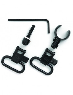 JUEGO DE ANILLAS DE 1" CON TORNILLOS PARA MADERA Y CAÑON EISPORT SL