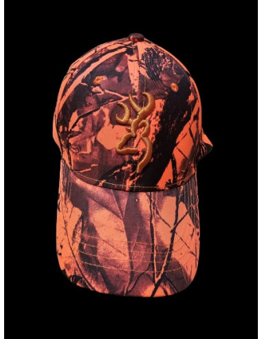 Gorra Browning camo naranja