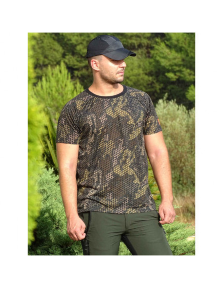 Camiseta Técnica Forest Print | Armería Bergantiños